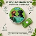 Pendentif anti puces et tiques 100% naturel