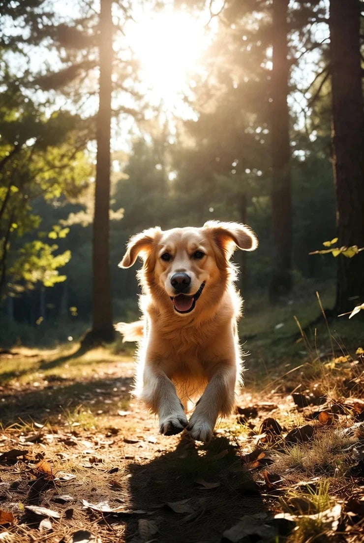 Chien protégé avec Génevra