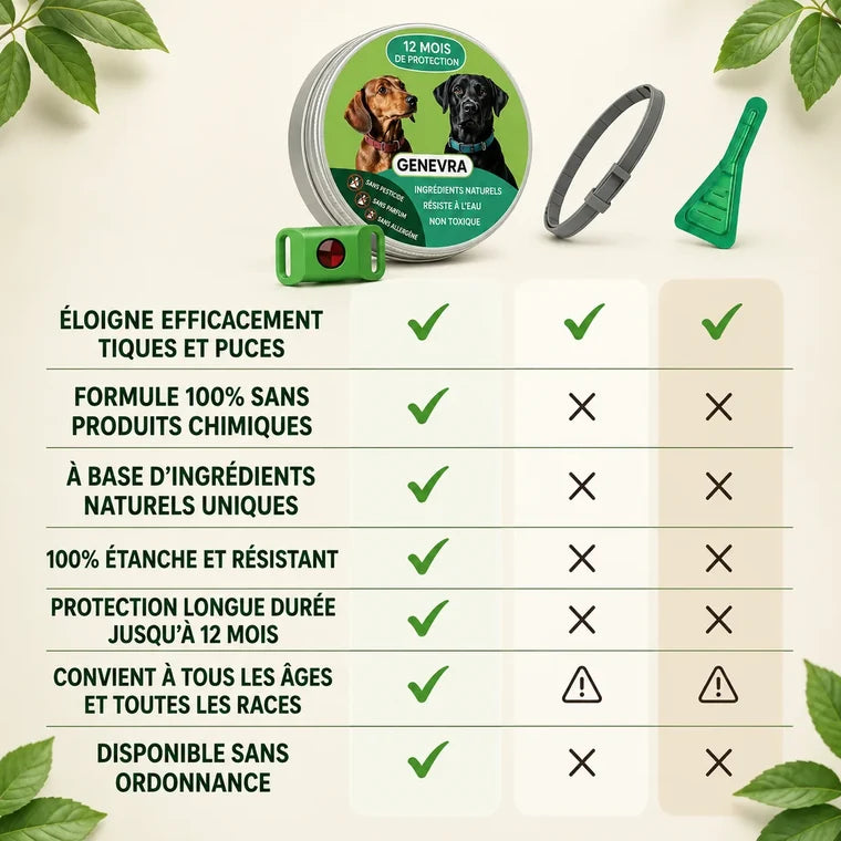 Comparatif Génevra vs concurrents